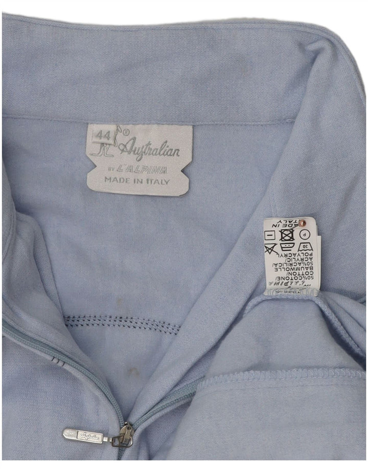 Damska kurtka dresowa z australijskiej kolekcji L'ALPINA IT 44 w średnie niebieskie paski