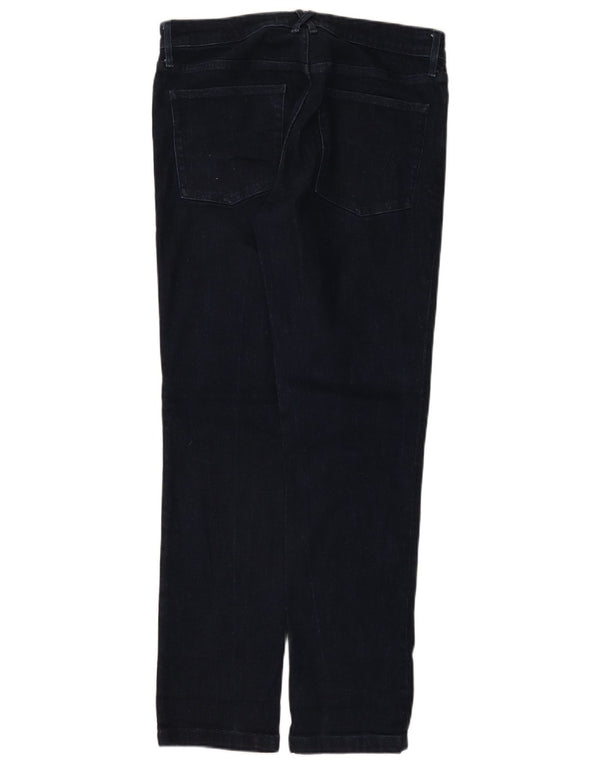 Damskie proste dżinsy White Stuff UK 12 Medium W32 L30 Granatowa bawełna