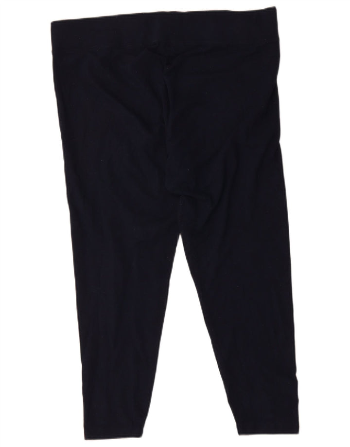 Legginsy damskie Marks & Spencer UK 18 XL, granatowe, poliestrowe