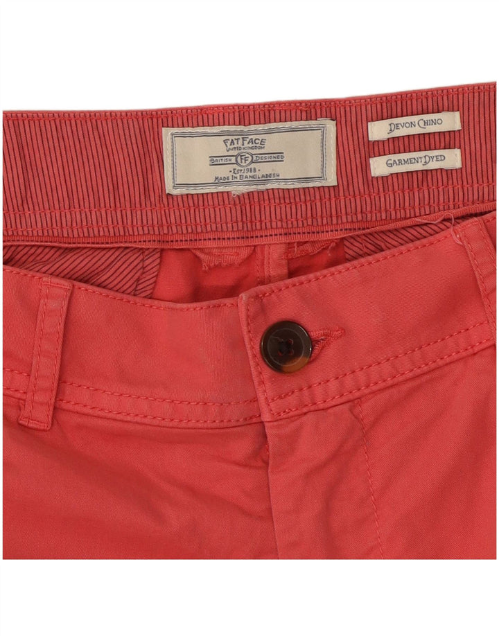 Spodnie damskie Fat Face Devon Slim Chino W30 L26 czerwone