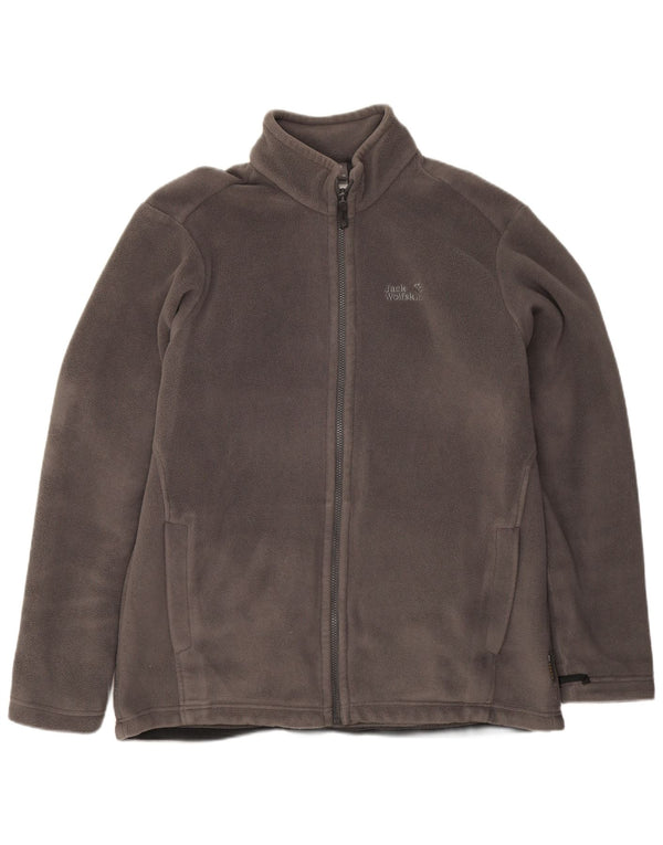 Męska kurtka polarowa Jack Wolfskin z podszewką UK 44/46 XL, szary poliester
