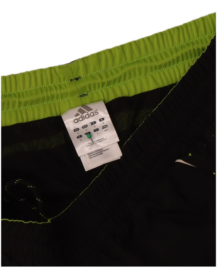 Męskie spodenki sportowe Adidas Graphic Bermuda, średni czarny poliester