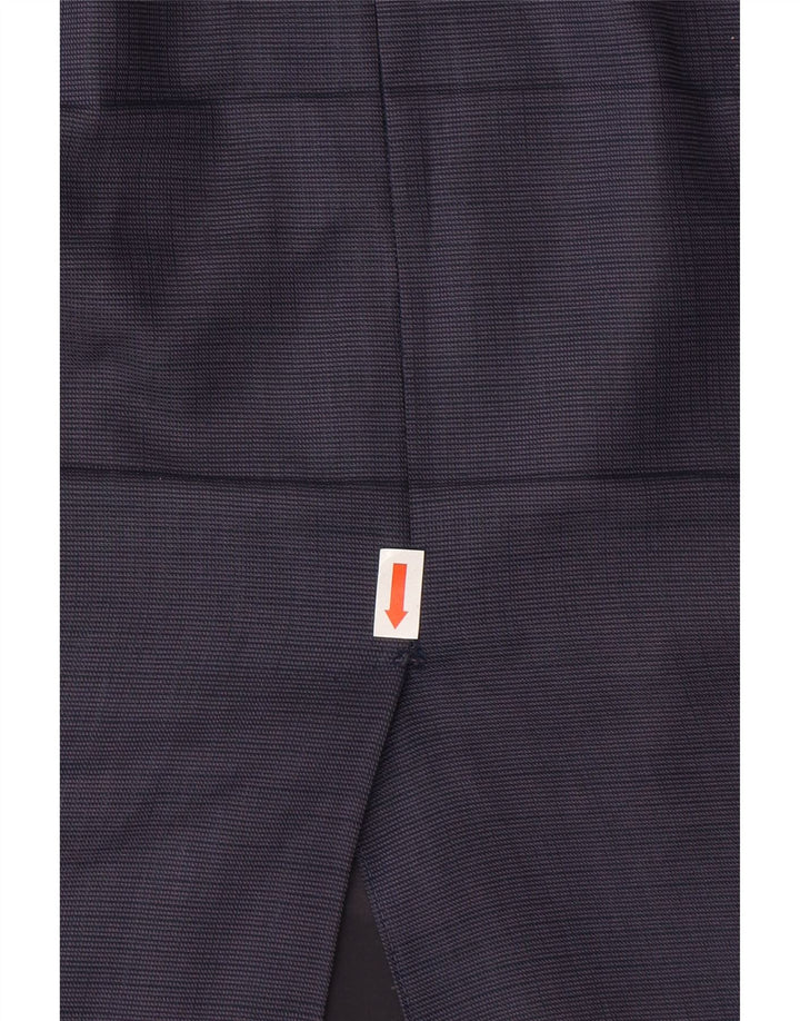 REISS Womens Pencil Skirt UK 10 Small W30 Navy Blue Polyester Vintage Reiss and Second-Hand Reiss from Messina Hembry 