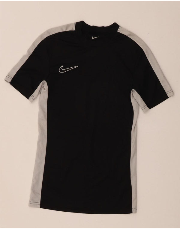 Męski T-shirt Nike Dri Fit Slim Fit Top XS Czarny poliester z blokami kolorów