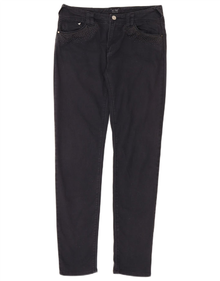 Dżinsy damskie ARMANI Skinny W28 L30 Granatowe, bawełniane
