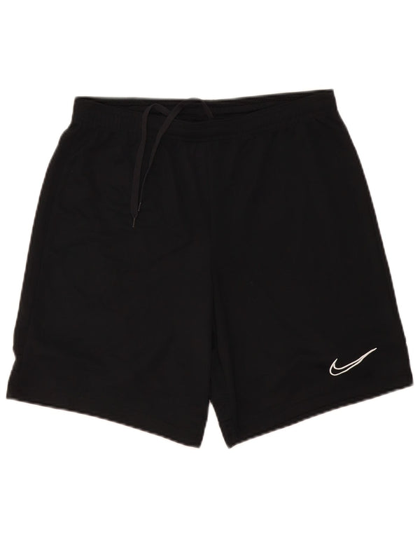 Męskie spodenki sportowe Nike Dri Fit, małe, czarne, poliestrowe