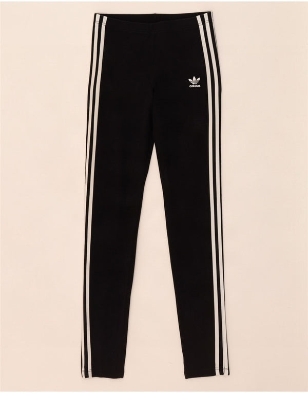 Legginsy Adidas Dziewczęce 13-14 Lat Czarne Bawełniane