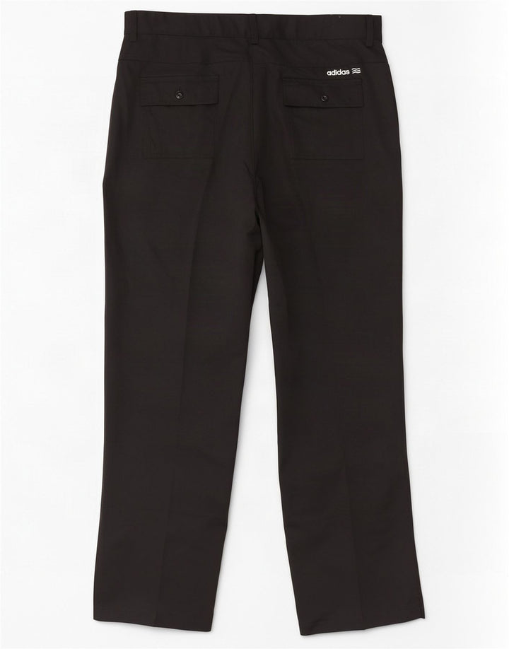 Adidas Męskie Climalite Straight Chino Spodnie W36 L32 Czarny Poliester