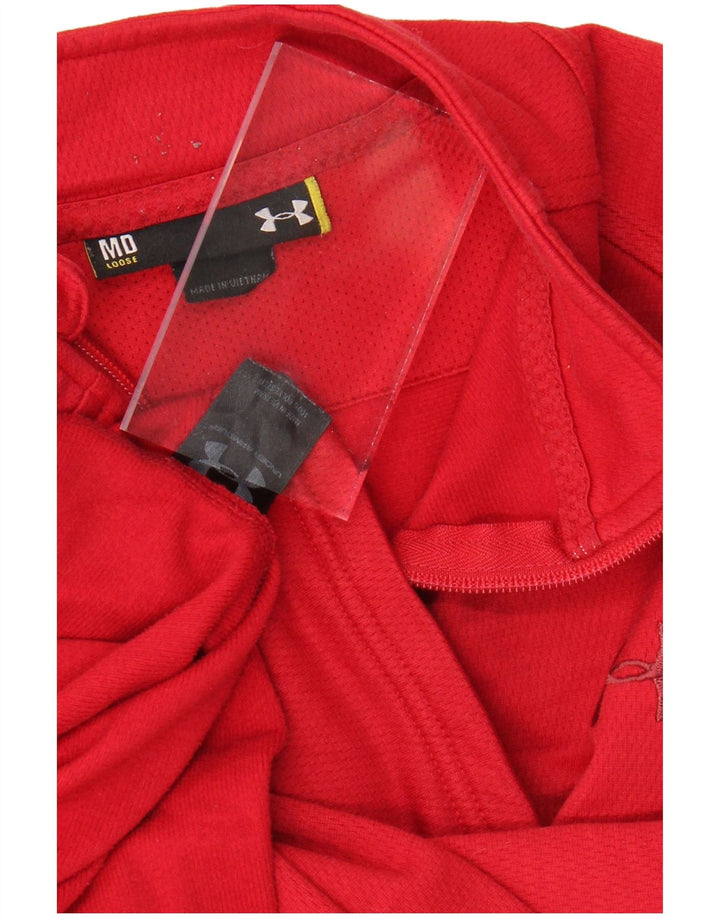 Damska bluza dresowa o luźnym kroju UNDER ARMOUR UK 14, średnia czerwień