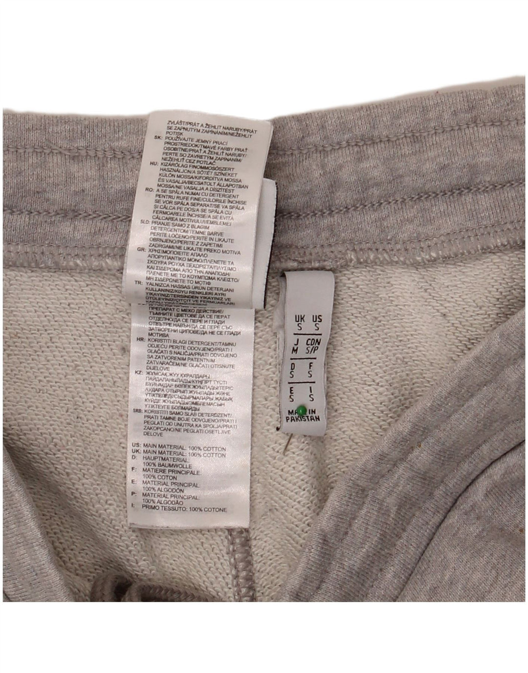Męskie spodenki sportowe ADIDAS, małe, szare, bawełniane