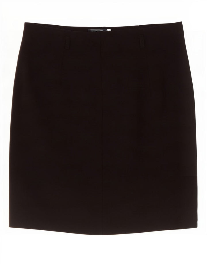 Marks & Spencer Damska prosta spódnica UK 8 Small W28 Czarny poliester