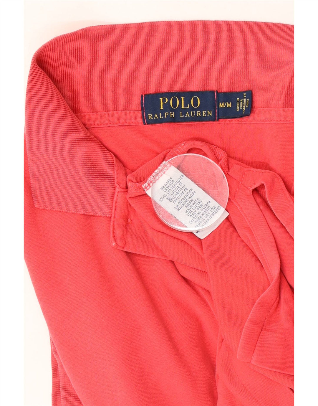 Męska koszulka polo Polo Ralph Lauren, średnia czerwona, bawełniana