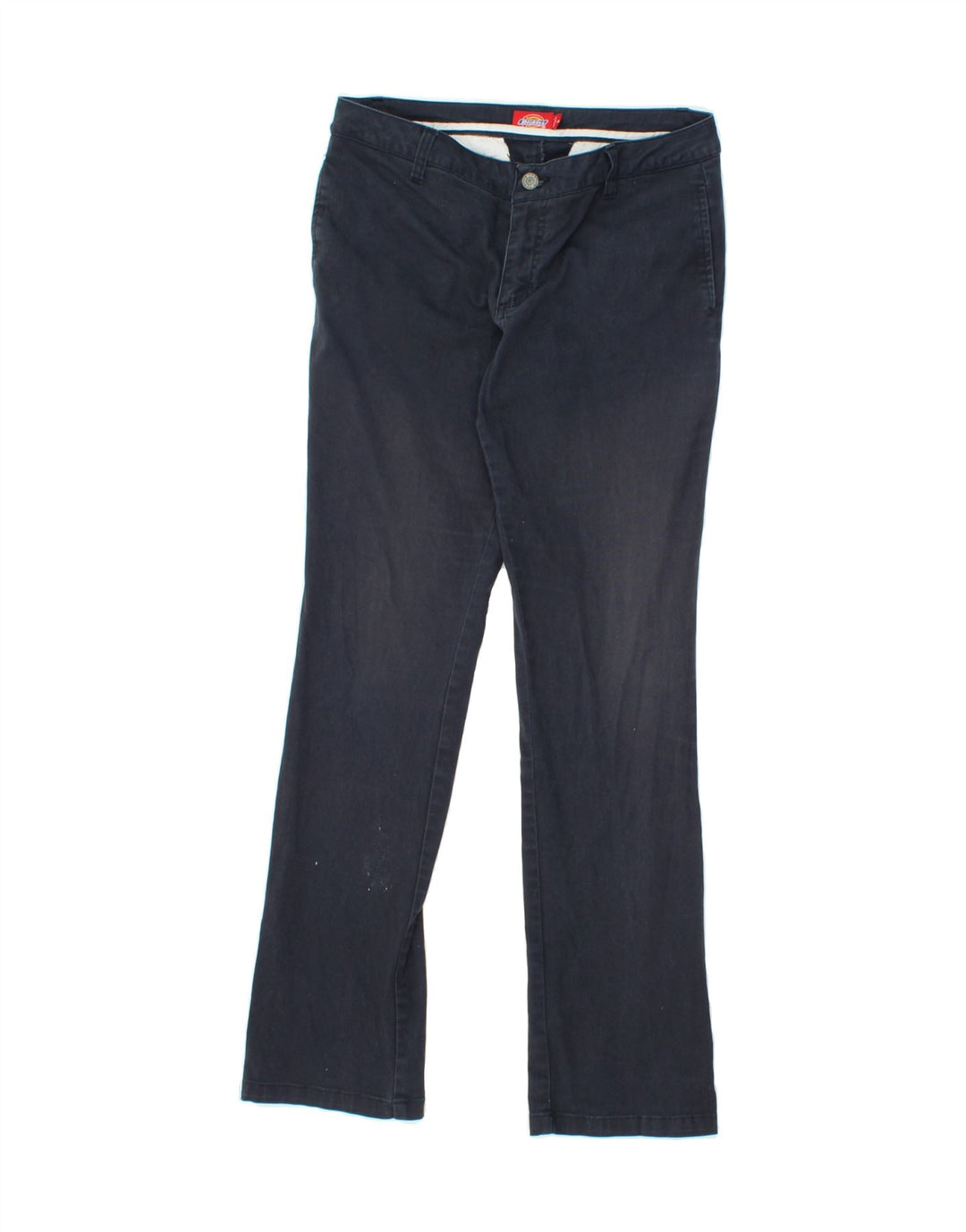 DICKIES Womens Straight Chino Trousers US 9 Medium W30 L31  Navy Blue Vintage Dickies and Second-Hand Dickies from Messina Hembry 