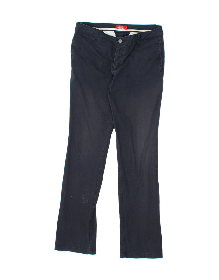 DICKIES Womens Straight Chino Trousers US 9 Medium W30 L31  Navy Blue Vintage Dickies and Second-Hand Dickies from Messina Hembry 