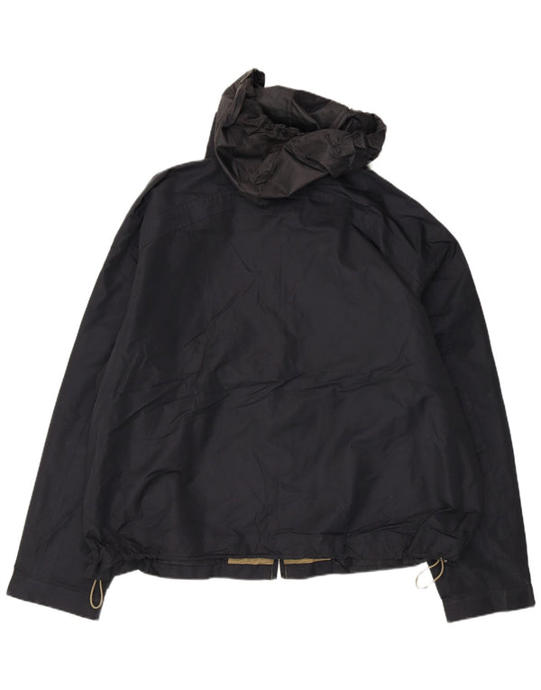 Męska kurtka przeciwdeszczowa z kapturem London Fog UK 44 2XL Czarny poliester