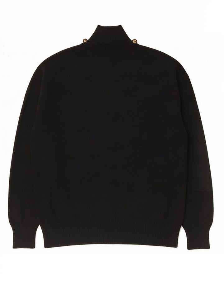 Marks & Spencer Damski sweter z golfem UK 12, średni czarny