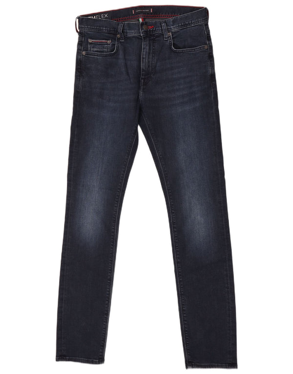 Męskie jeansy Tommy Hilfiger Bleecker Slim W30 L32 Granatowa bawełna