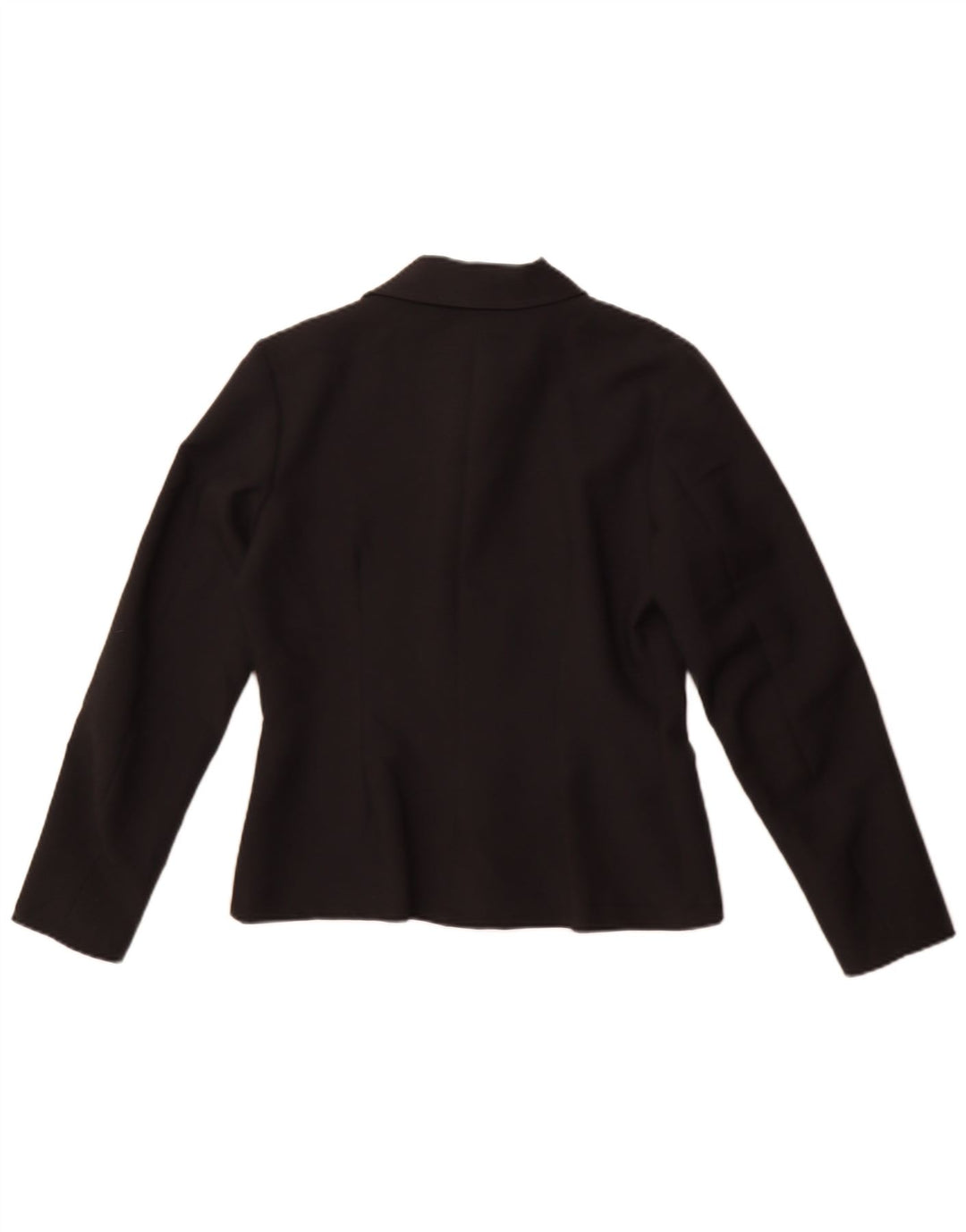 Vintage damska marynarka zapinana na 4 guziki IT 44, średni czarny poliester