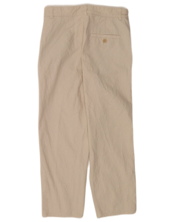 Cos Damskie spodnie chino z wysokim stanem EU 34 XS W28 L24 Beżowa bawełna