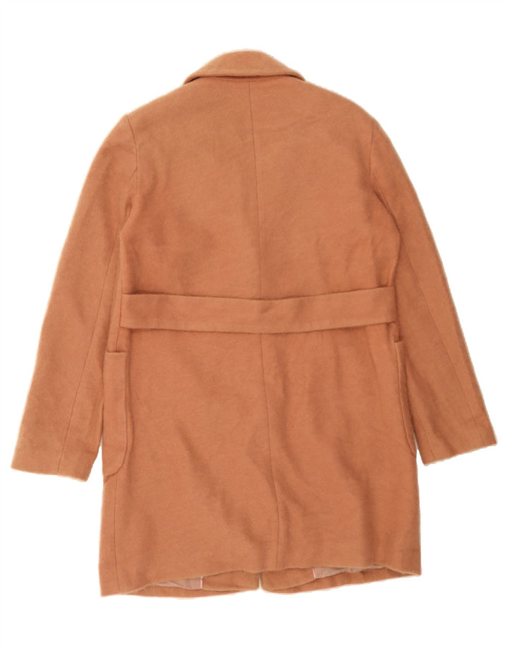 OASIS Womens Overcoat UK 10 Small Brown Acrylic Vintage Oasis and Second-Hand Oasis from Messina Hembry 