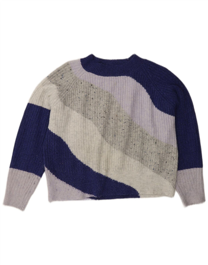 Marks & Spencer Damski sweter z okrągłym dekoltem, UK 10, mały, wielokolorowy
