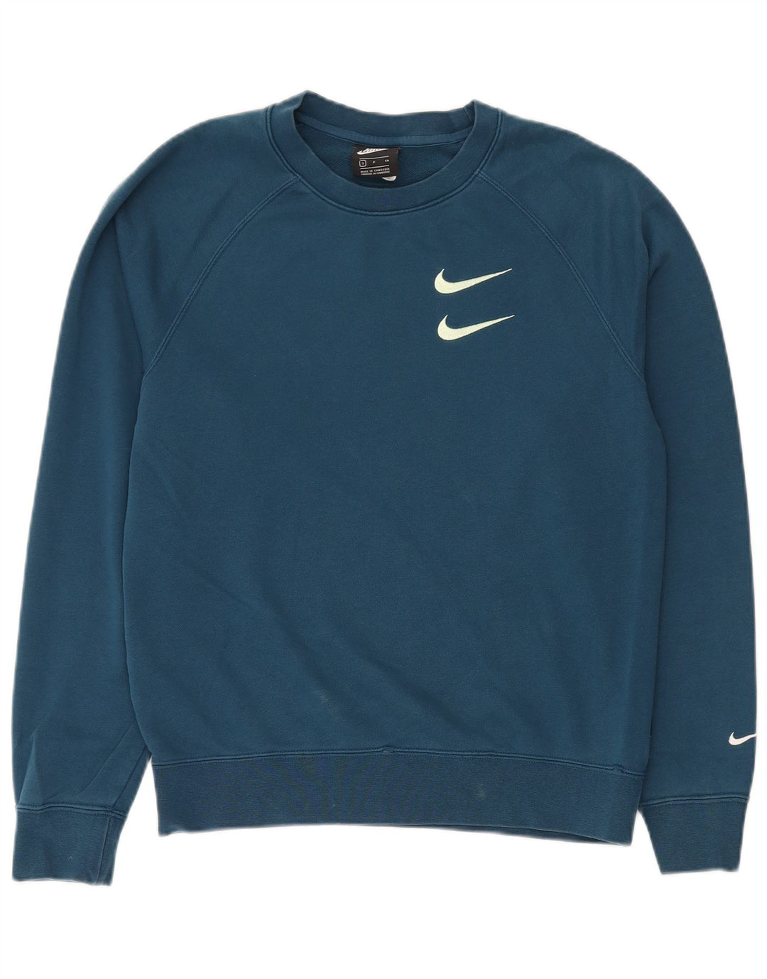 Męska bluza dresowa Nike, mała, niebieska, bawełniana