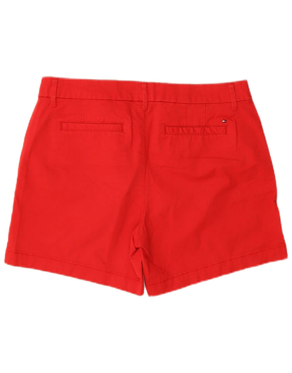 Damskie spodenki Chino Tommy Hilfiger US 8 Medium W30 Czerwona bawełna