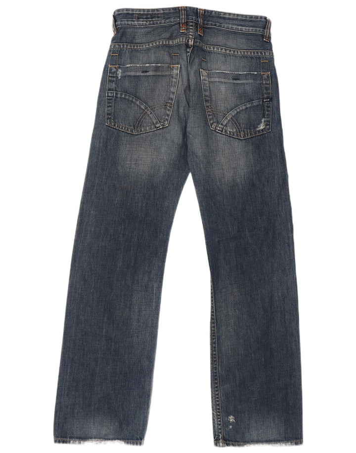 Męskie jeansy Bootcut Gas W30 L32 Niebieskie bawełniane