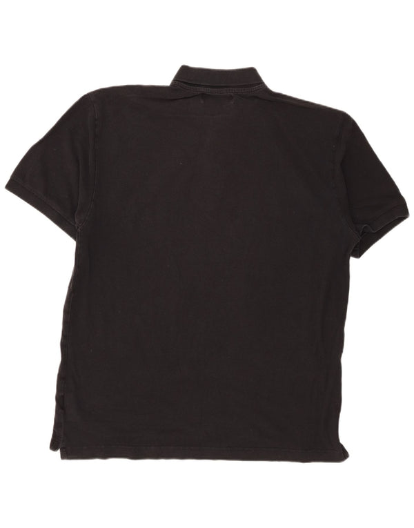 Męska koszulka polo Kappa 2XL Czarna, bawełniana