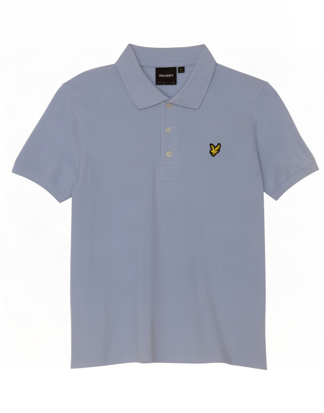 Męska koszulka polo Lyle & Scott, średnia niebieska, bawełniana