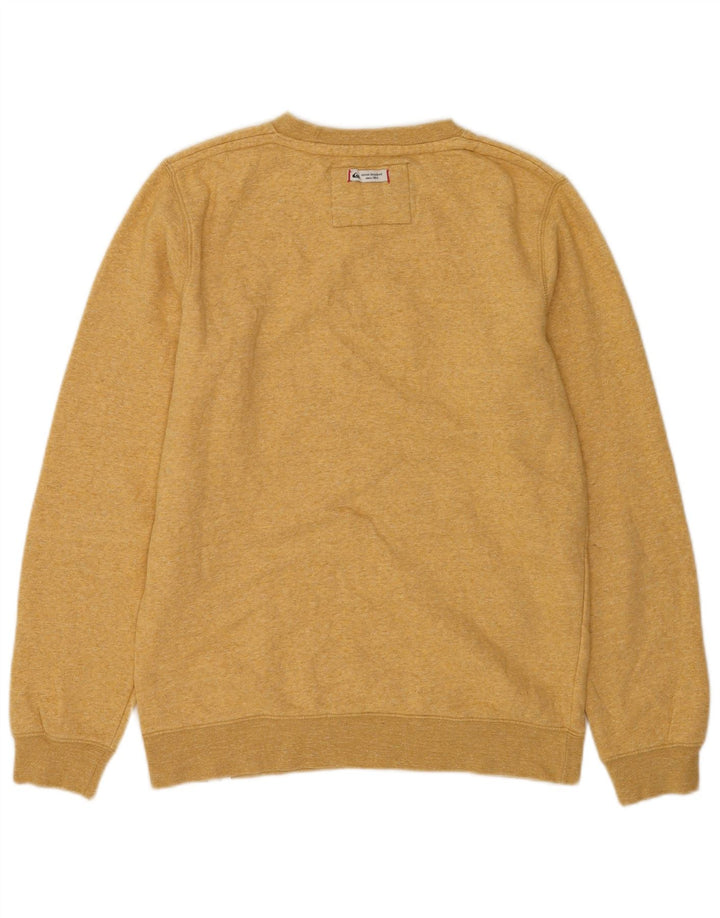Sweter męski Quiksilver, mały, żółty, bawełniany