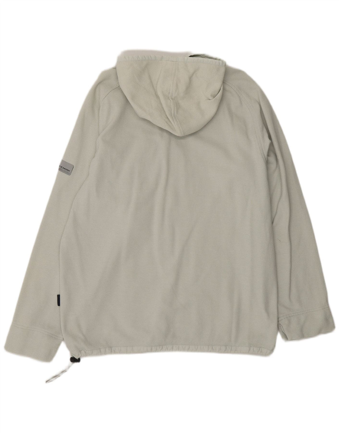 SERGIO TACCHINI Męski sweter z kapturem, duży, szary, bawełniany