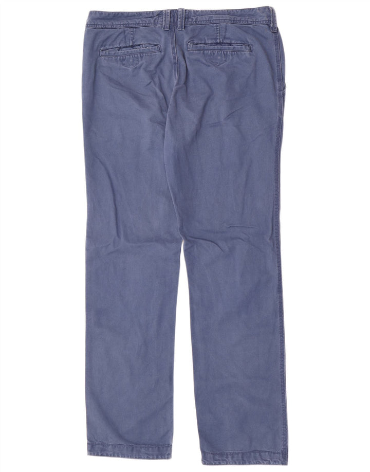 Męskie spodnie typu chino Regular Fat Face, duże W36 L33, niebieska bawełna