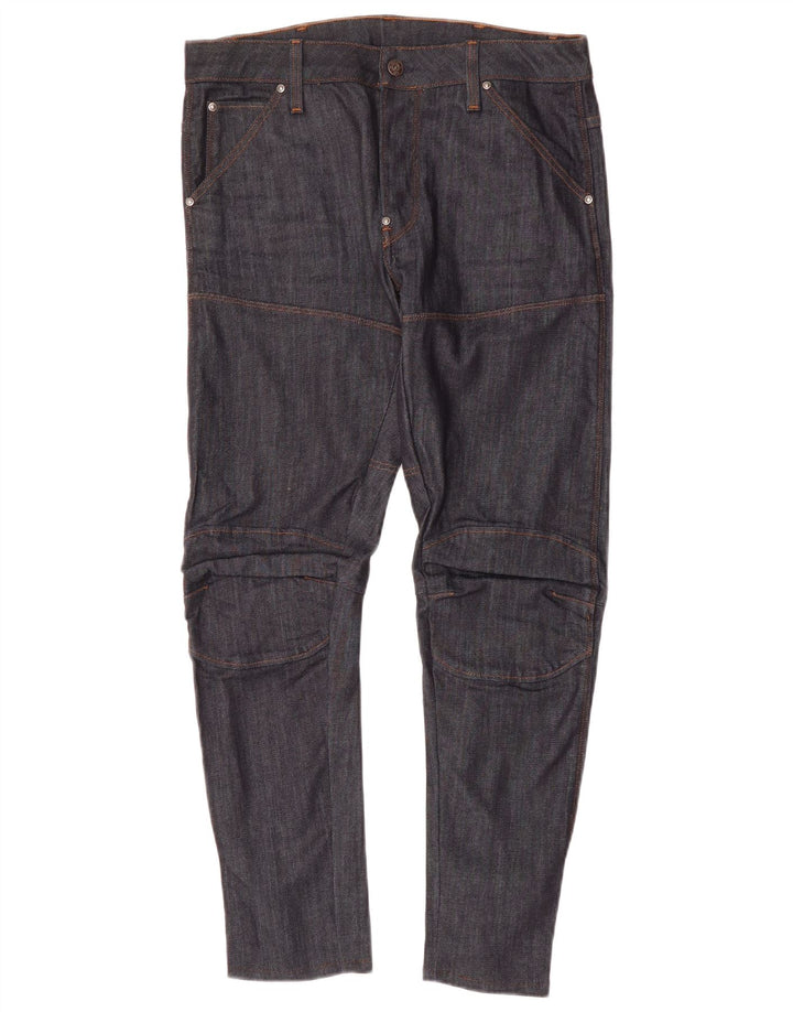 Męskie jeansy slim G-STAR W32 L32 Granatowa bawełna