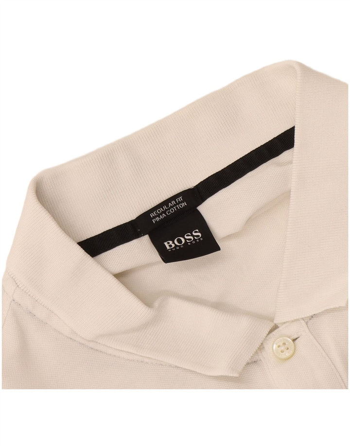 Męska koszulka polo XL o regularnym kroju Hugo Boss, biała