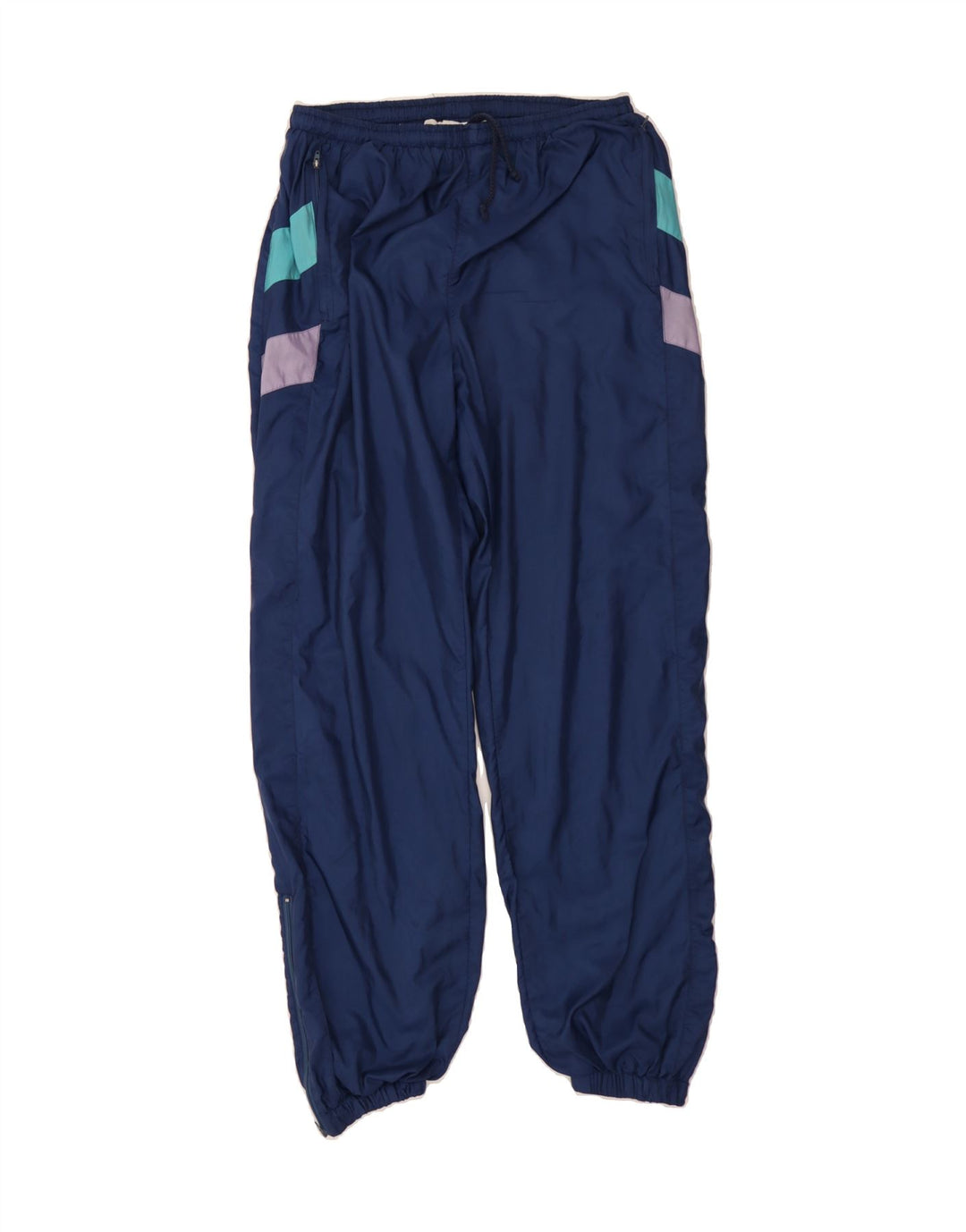 GOLDEN TEAM Mens Tracksuit Trousers Joggers Large  Navy Blue Polyamide Vintage Golden Team and Second-Hand Golden Team from Messina Hembry 