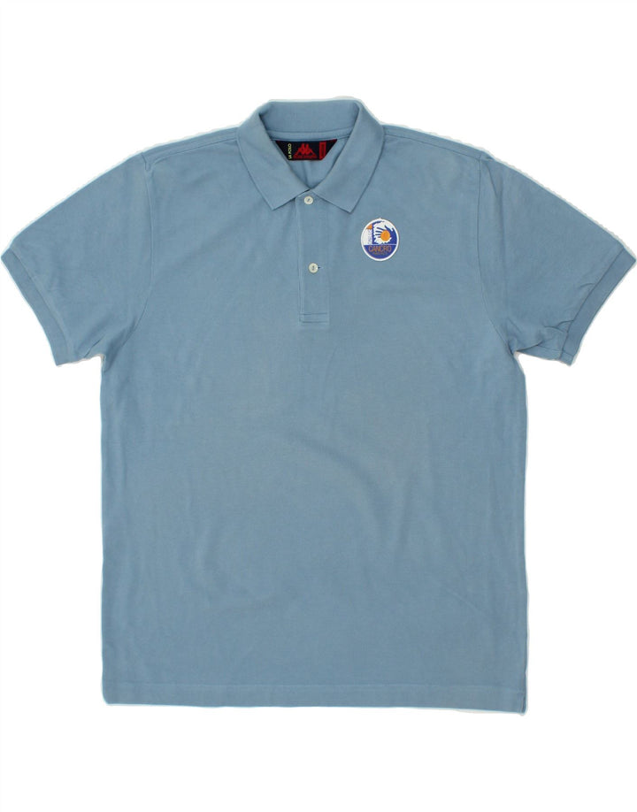 KAPPA Mens Polo Shirt Medium Blue Cotton Vintage Kappa and Second-Hand Kappa from Messina Hembry 