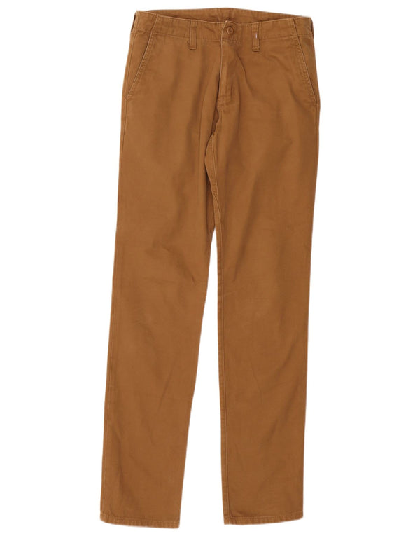 Męskie proste spodnie chino CARHARTT W30 L34 Brązowa bawełna