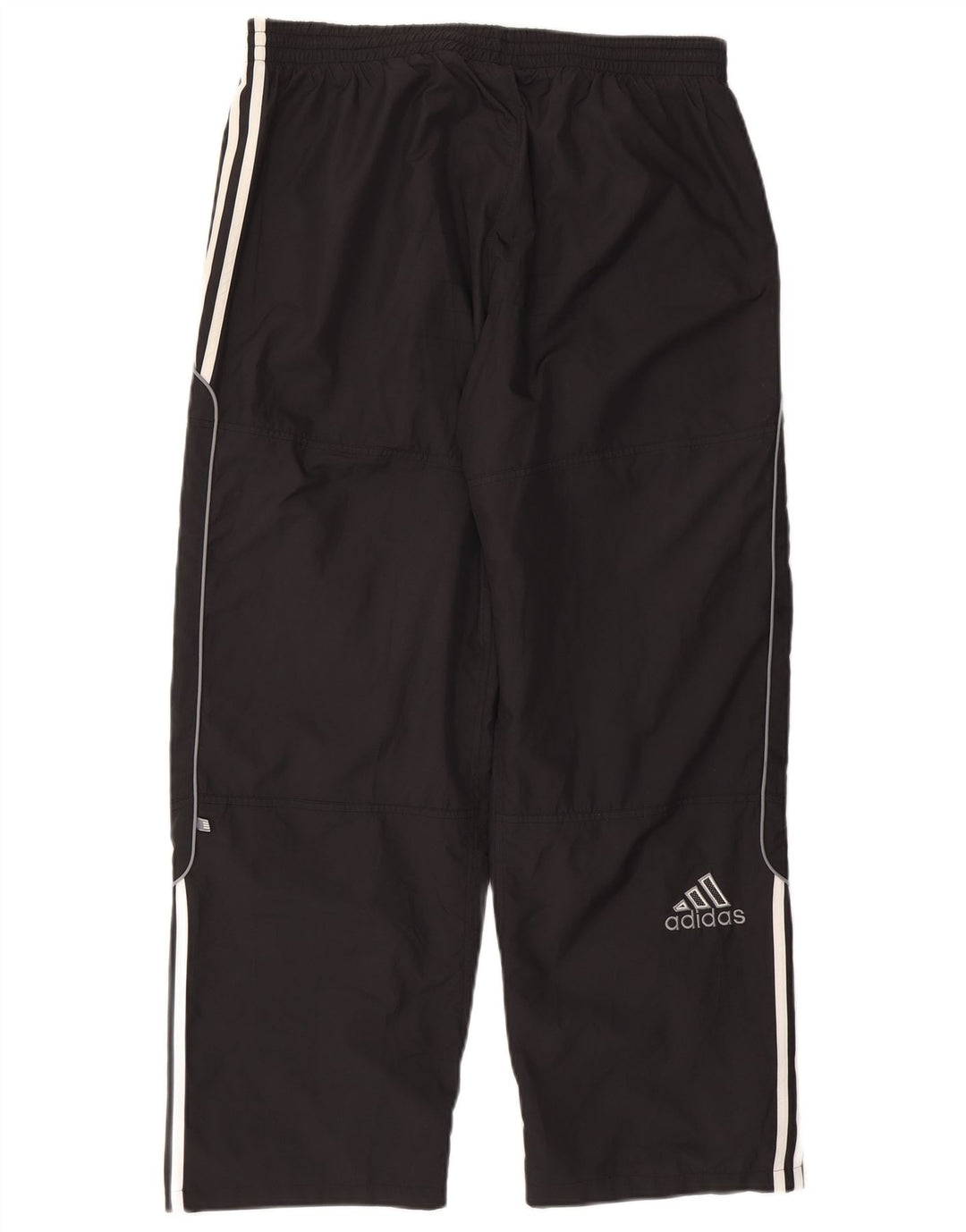 Męskie spodnie dresowe Adidas, duże, czarne, poliestrowe
