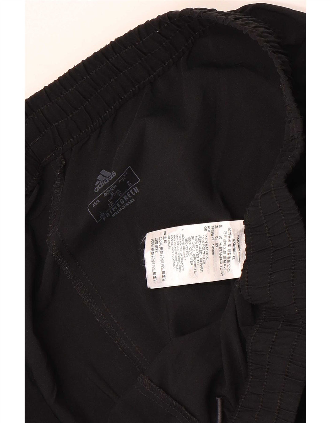 Adidas Męskie spodnie dresowe Joggers XL Czarny poliester
