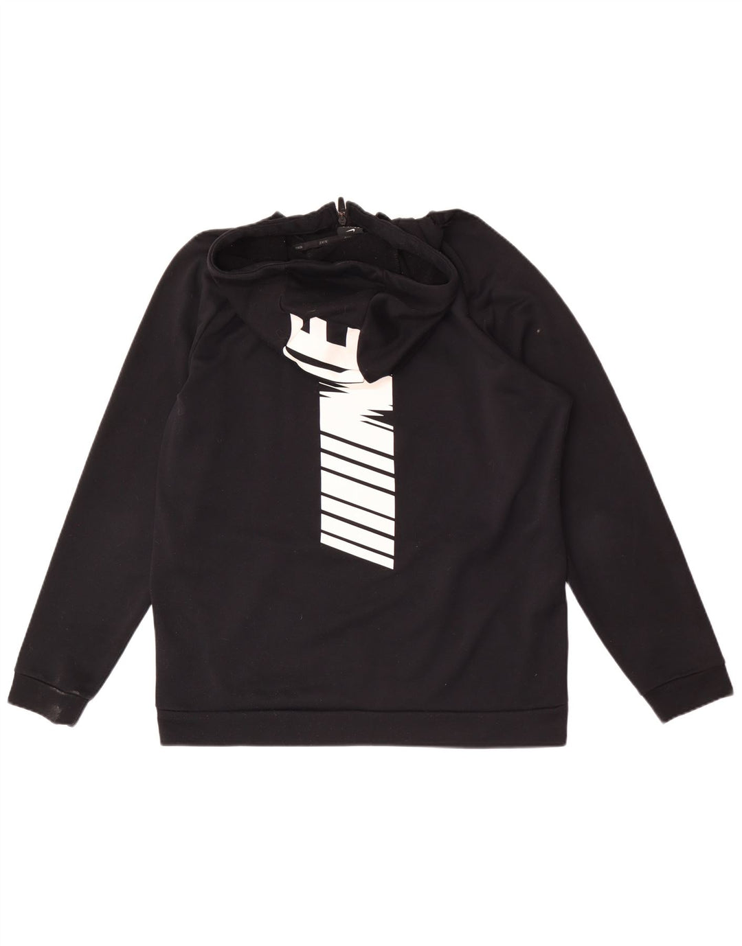 Męski sweter z kapturem i zamkiem błyskawicznym Nike Dri Fit, duży czarny poliester