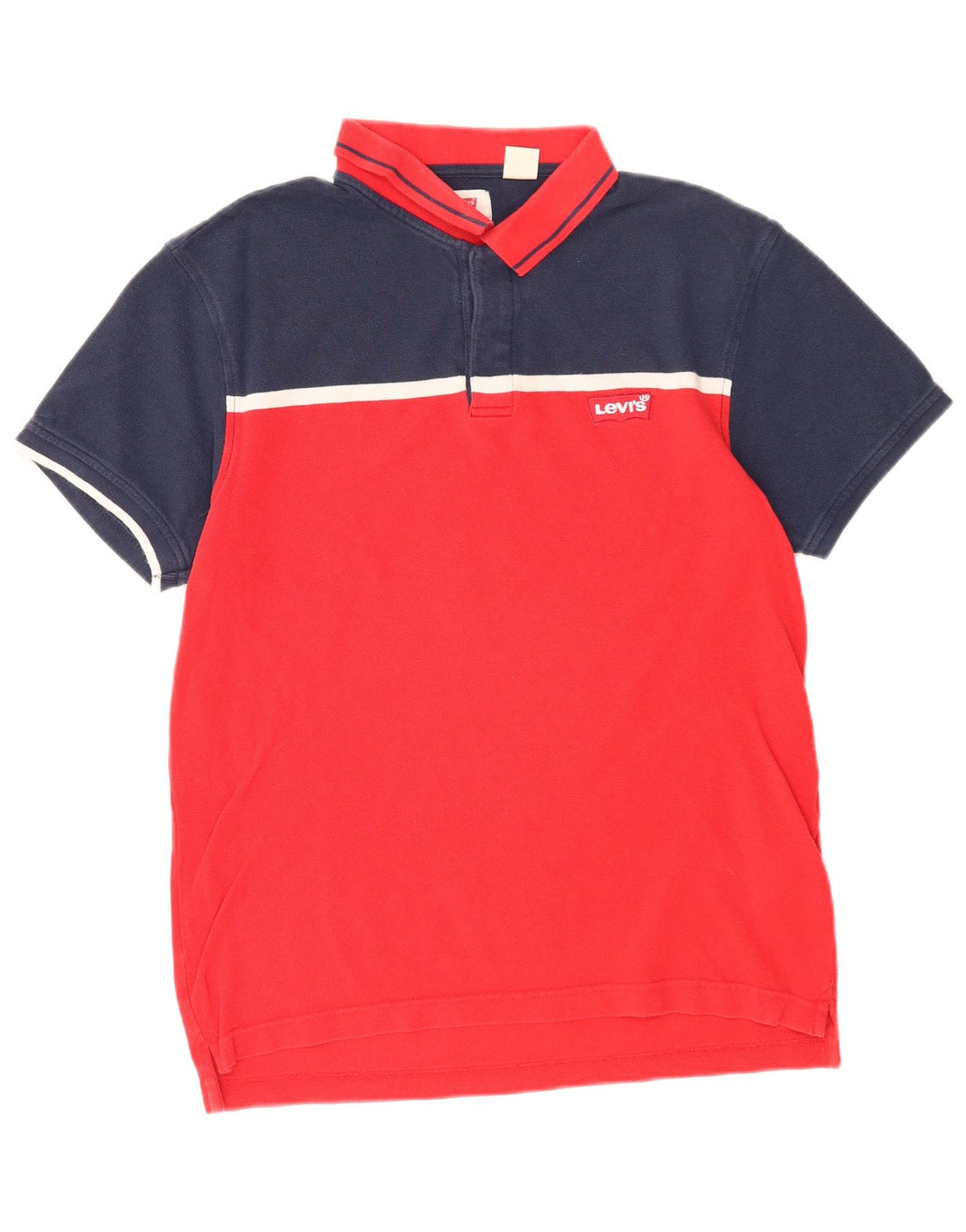 Męska koszulka polo Levi's, bawełniana, w kolorze średniej czerwieni