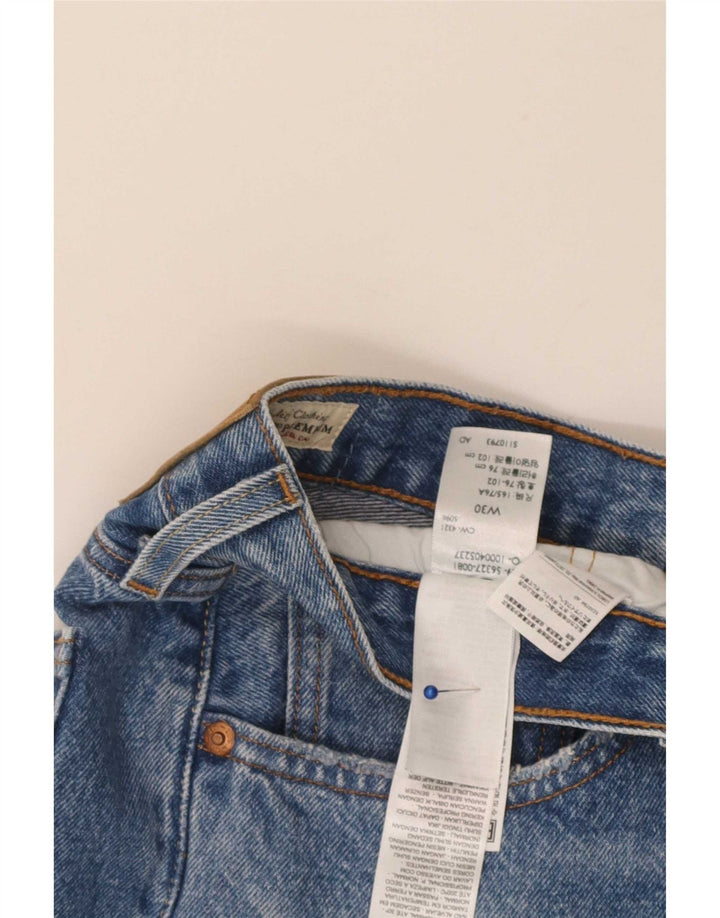 Damskie spodenki jeansowe Levi's 501 w trudnej sytuacji W30 Średnioniebieskie bawełniane