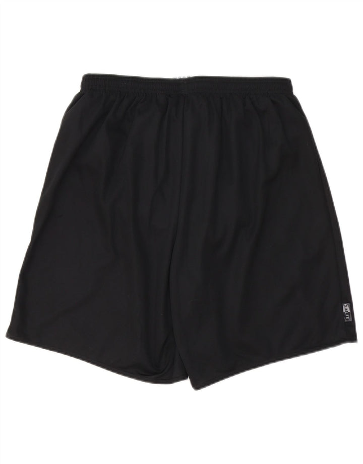 Męskie spodenki sportowe Adidas Climalite, duże, czarne, poliestrowe