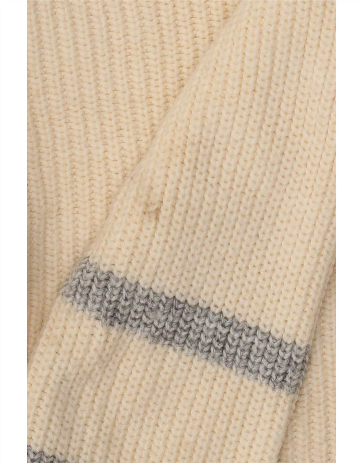 Marks & Spencer Damski sweter z okrągłym dekoltem, UK 14, średni beż