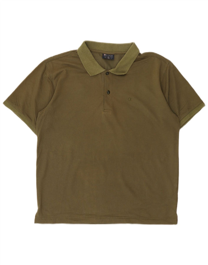Męska koszulka polo CHAMPION, mała, khaki