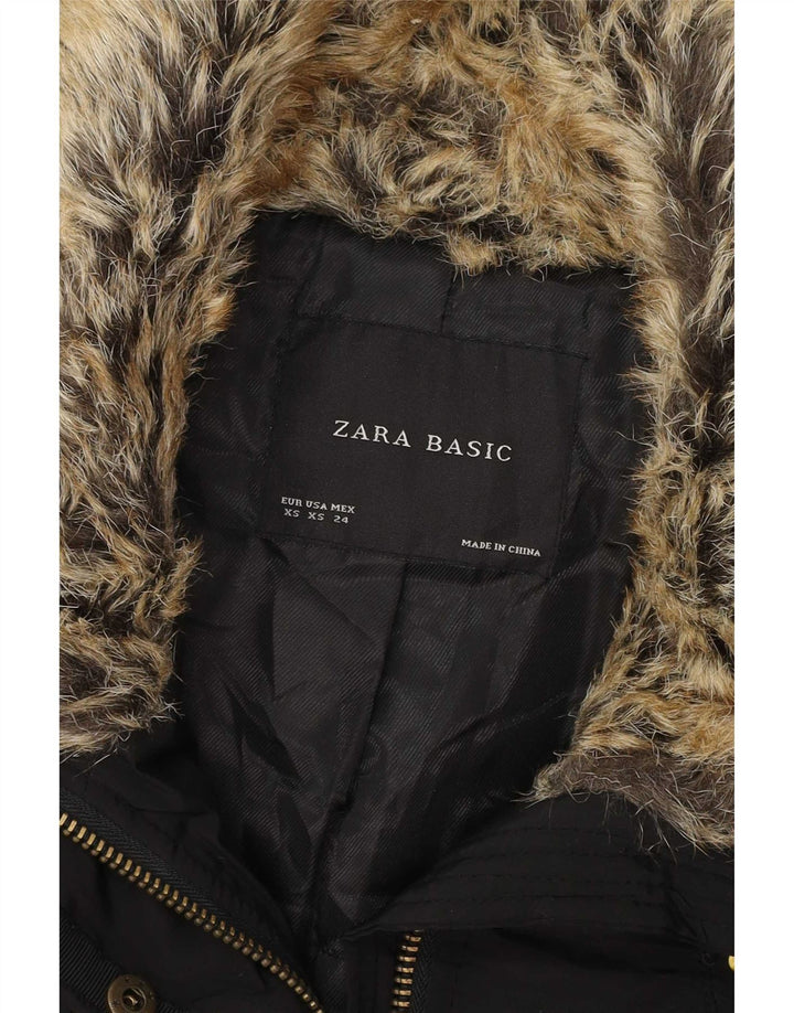 Damski płaszcz oversize Zara UK 6 XS w kolorze czarnym