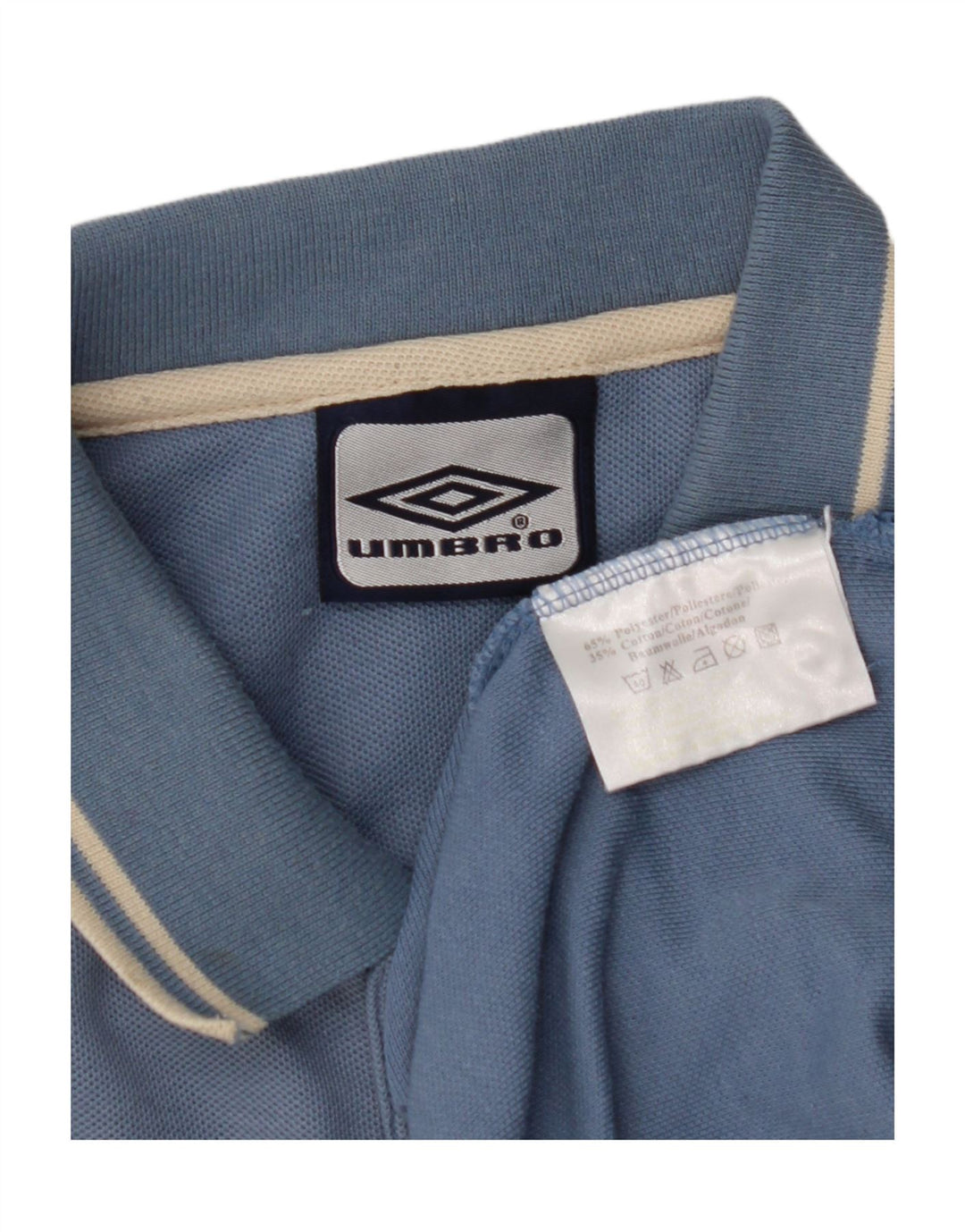 Męska koszulka polo Umbro UK 44/46 XL, niebieska, poliester