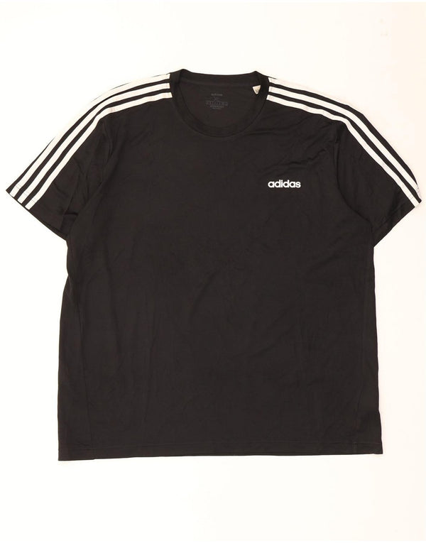 Męski T-shirt ADIDAS Aeroready Top XL, czarny poliester