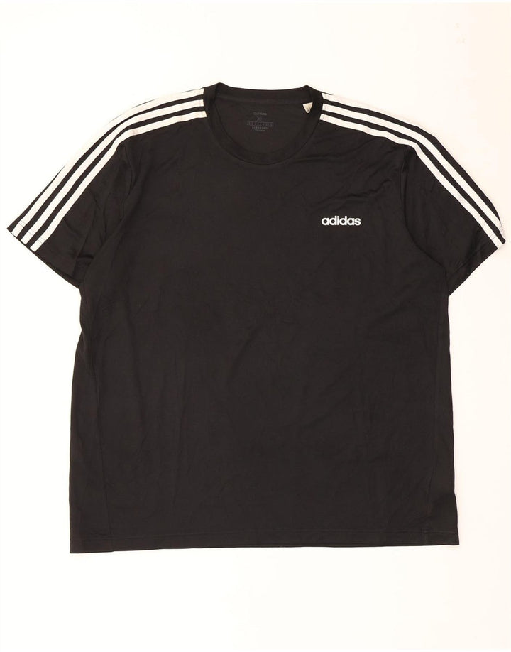 Męski T-shirt ADIDAS Aeroready Top XL, czarny poliester